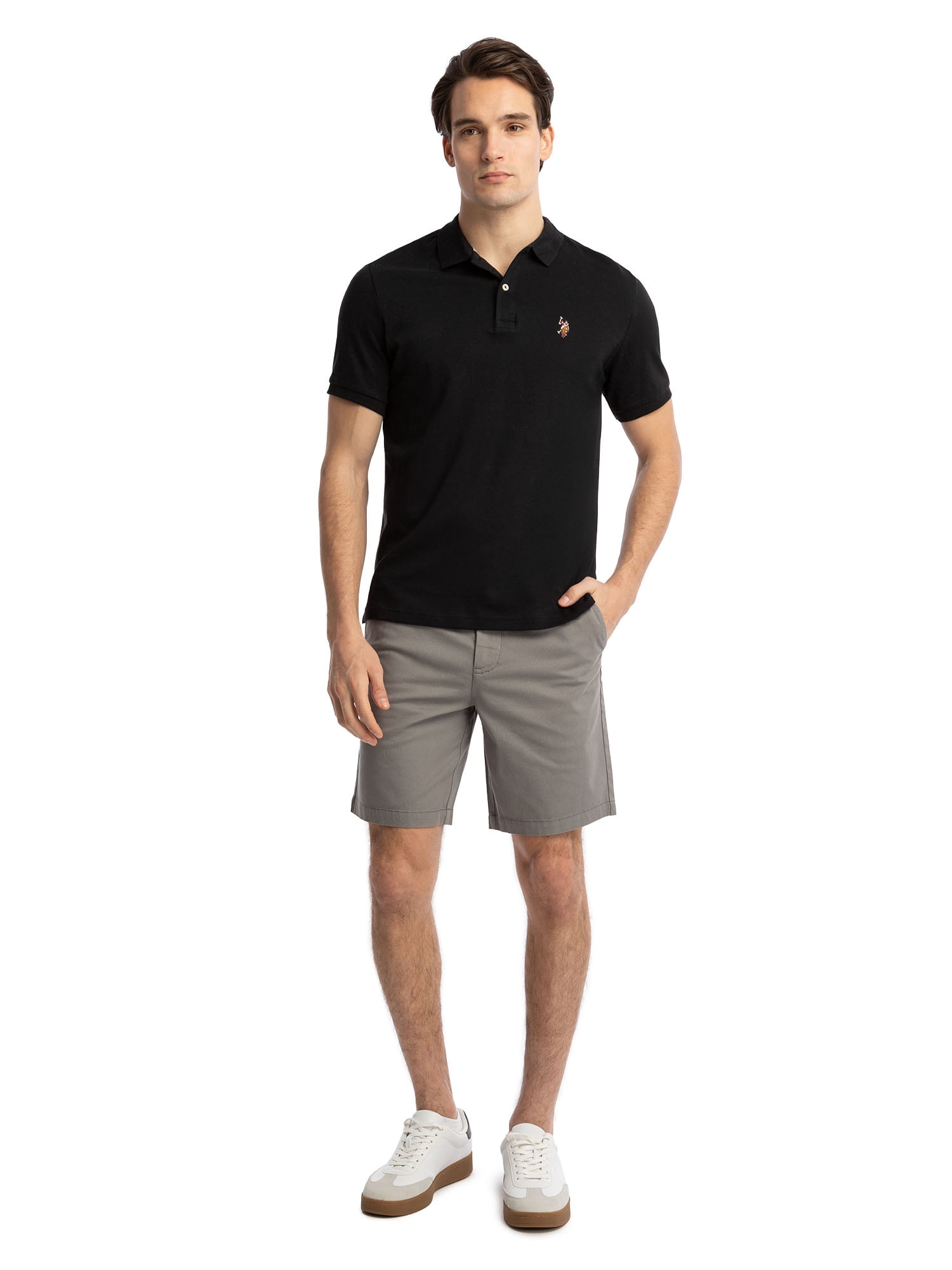 U.S. Polo Assn. Men's Flat Front Shorts, 9" Inseam, Sizes 28-46
