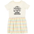 thumbnail image 3 of Inktastic Mommy Daddy Little Valentine Girls Toddler Dress, 3 of 5