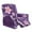 Purple and Pink - Plumeria, variant on HELLHERO Cardinal Print Recliner Couch Covers Cherry Blossom Print Lazy Boy Recliner Covers That Stay in Place Dust-proof Fitted Couch Cover for Reclining Couches
