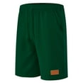 thumbnail image 6 of MIXUE Mens Shorts Summer Solid Color Casual Elastic Waist Drawstring Beach Pockets Mens Workout Shorts Activewear,Green,L, 6 of 8