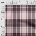 thumbnail image 2 of oneOone Cotton Jersey Wine Fabric Check Plaid Diy Clothing Quilting Fabric Print Fabric By Yard 58 Inch Wide, 2 of 4