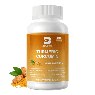 Turmeric Curcumin Supplement, with 95% Curcuminoids & BioPerine Black Pepper Extract, Support Joint & Immune Health, 90 Pills