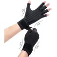 thumbnail image 1 of Copper Compression Arthritis Gloves With Strap, Best Copper Infused Glove For Gift, 1 of 5