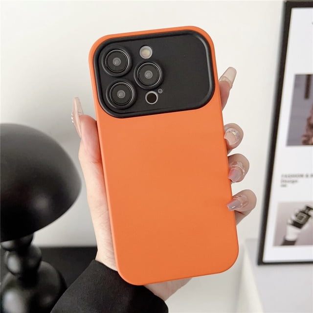 Funda de silicona para teléfono móvil iPhone, carcasa protectora de Cámara 2 en 1 a prueba de golpes para iPhone 14 Plus 13 12 11 Pro Max X XR XS Fivean unisex