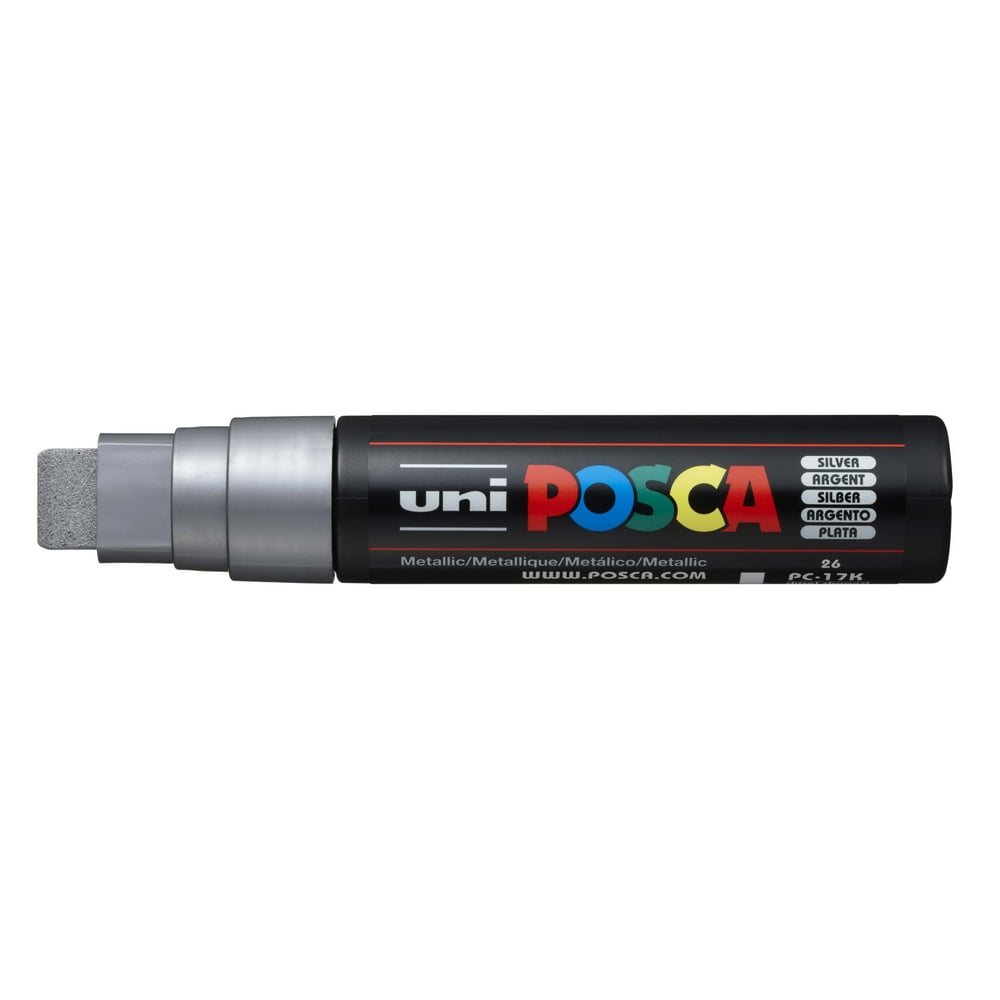Posca Paint Marker, PC17K Extra Broad, Silver