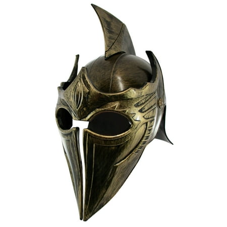 Gold Warrior Gladiator Point Helmet Adult Costume Accessory