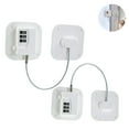 thumbnail image 2 of Paquete de 2 candados para refrigerador-Cerradura de refrigerador de combinación resistente, cerradura a prueba de niños/bebés para gabinetes, armarios, cajones, ventanas y más, fácil de instalar y, 2 of 8