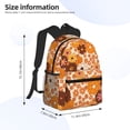 thumbnail image 2 of Yield Hippie Ditsy Floral Print Backpack for Women Men, Lightweight Casual Travel Daypack, Classic Basic College Backpack, Middle School Bag, 2 of 5