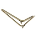thumbnail image 2 of Smooth Face Bronze Square Purse Metal Frame Bag Making Frame 18.5x10.5cm, 2 of 10