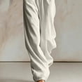 thumbnail image 5 of QQZ Wide Leg Hooded Jumpsuit For Women, Zip Front Elastic Waist Corduroy Casual Jumpsuit For Loungewear Vacation Daily Wear, 5 of 5
