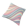 thumbnail image 3 of YFYANG Square Decorative Throw Pillow Case (Without Pillow Insert), Abstract Color Lines Bedroom Sofa Car Cushion Cover, 16"x16", 3 of 9