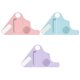 thumbnail image 5 of Guardurnaity Correa de mano de silicona para maquillaje con orificios de almacenamiento integrados para brochas y almohadilla texturizada para Ayudas para vestirse con gancho de botón violeta, 5 of 6