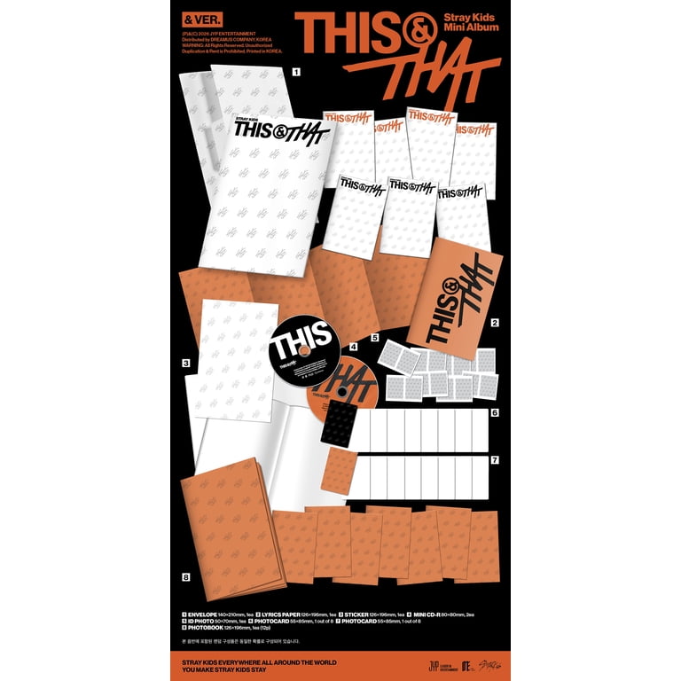 Stray Kids - THIS & THAT (& Ver.) - CD - Walmart.com