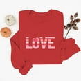 thumbnail image 5 of Vetsdori Long Sleeved Shirts for Women Gifts for Girlfriend Pullover Tops Valentine Crew Neck Graphic Casual,Cotton Love Heart Womens Sweatshirts Cute, 5 of 6