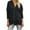 #201-Black, variant on Craaazy Oversized Sweatshirts for Women Solid Color Hooded Button Long Sleeve Tops Gifts