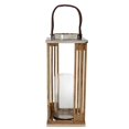 thumbnail image 1 of Sagebrook Home Porte-ouragan en Bois de 16 Po, Naturel, 1 of 2