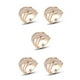 thumbnail image 3 of Minnieouse Anillo de cristal de aleación para mujer, joyería artística para nudillos de boda, esposa, cumpleaños, oficina, dama, regalo personalizado, Tamaño 8 5piezas Minnieouse CBP224964, 3 of 5