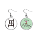 thumbnail image 1 of La inscripción Apellido caracter chino Zhou Colgante decorativo temporada pendientes de primavera joyas Unbranded M, 1 of 3