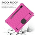 thumbnail image 3 of Dteck Case with Shoulder Strap for Samsung Galaxy Tab S7 11" SM-T870 T875 (2020 Released) 11-inch, Shockproof Rubber Silicone Protective Kickstand Cover with Hand Strap,Rose, 3 of 6