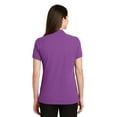 thumbnail image 2 of Port Authority Women's EZCotton Polo, Bright Violet, X-Large, 2 of 4