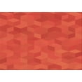 thumbnail image 1 of Ahgly Company Machine Washable Indoor Rectangle Transitional Orange Red Orange Area Rugs, 2' x 4', 1 of 7