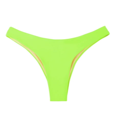 Ocean Blues Women s Cheeky Brazilian Cut Bikini Bottom Seamless Low Rise Bathing Suit Swim Bottom