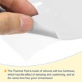 thumbnail image 4 of Uxcell Silicone Thermal Conductive Pads 100mmx100mmx5mm Heatsink Cool Gray, 4 of 5
