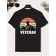 thumbnail image 1 of Boys "Veteran" Graphic T-Shirt - Casual Lightweight Cotton Short Sleeve Top with City Skyline Design, Comfortable Summer Clothing for Youngsters, Everyday Comfort | Patriotic Clothing, 1 of 6