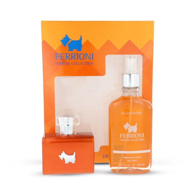 Set Ferrioni Orange Terrier 2Pzs