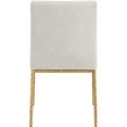 thumbnail image 5 of Pemberly Row Cream Chenille Fabric Dining Side Chair (Set of 2), 5 of 10