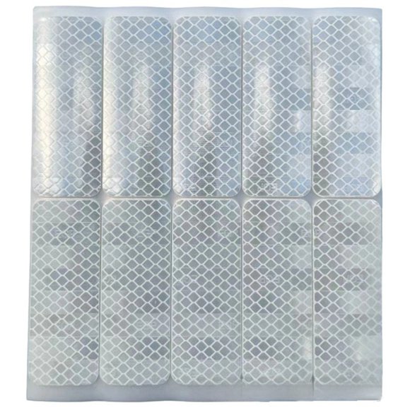 Car Bumper Reflective Stickers Reflective Warning Strips Tape Safety Reflective Stickers Decals Safety Warning B