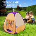 thumbnail image 2 of Carpa de Juego para Niños HDUAWHE Castillo Plegable Naranja, 2 of 4