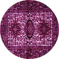 thumbnail image 1 of Ahgly Company Indoor Round Persian Pink Traditional Area Rugs, 4' Round, 1 of 4