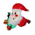 thumbnail image 2 of Decoración inflable navideña de Papá Noel, linda figura inflable grande iluminada, 2 of 9