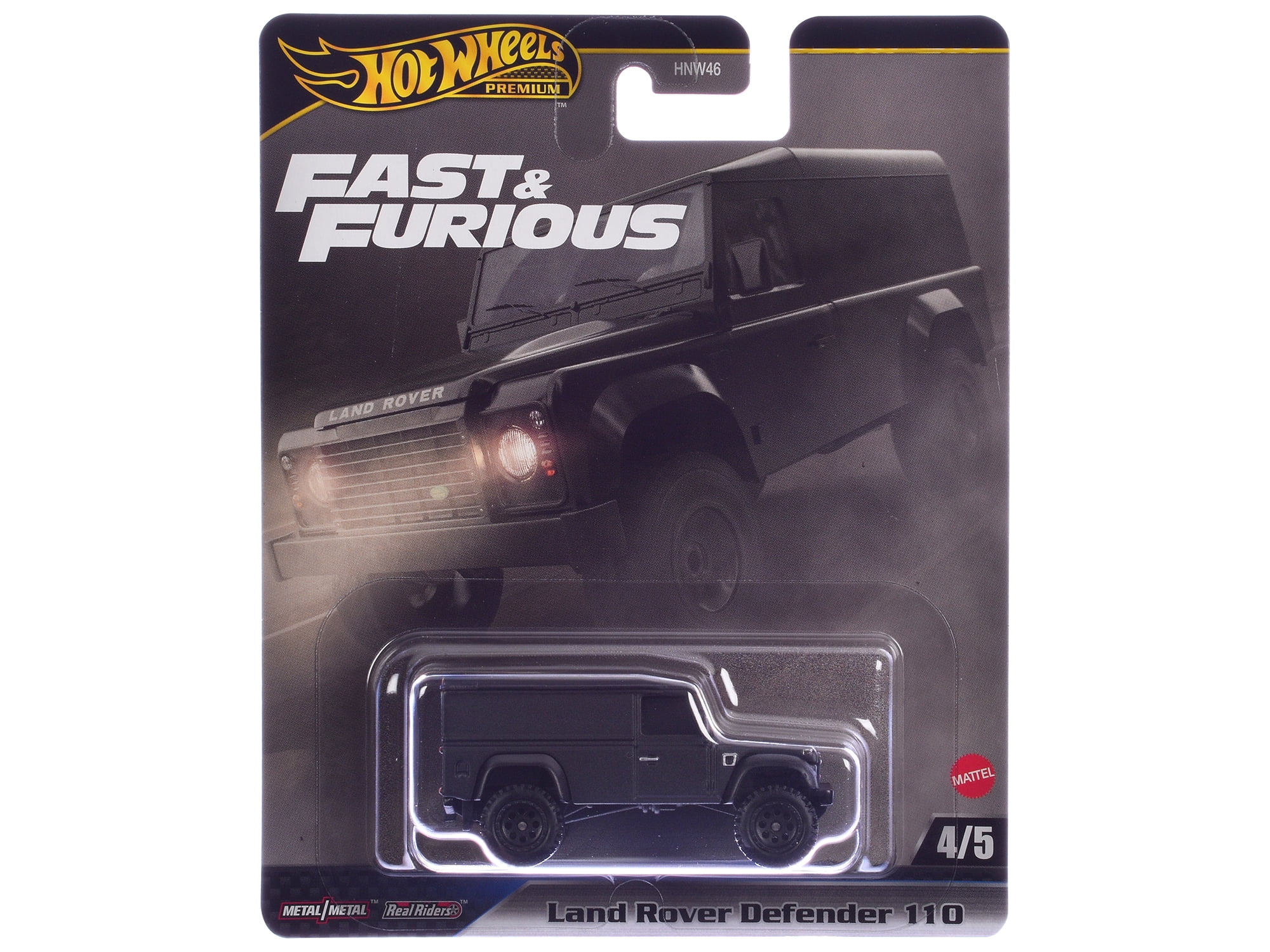 "Fast & Furious" 2024 5 piece Set J Diecast Model Cars by Hot Wheels