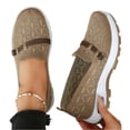 thumbnail image 4 of NexTorq Fashionable Knit Breathable Lightweight Non-Slip Sneakers for Women, Casual Comfortable Sports Trendy Minimalist Shoes, All-Match Commuter for Work & Daily, Summer Walking Tennis Shoes, 4 of 6