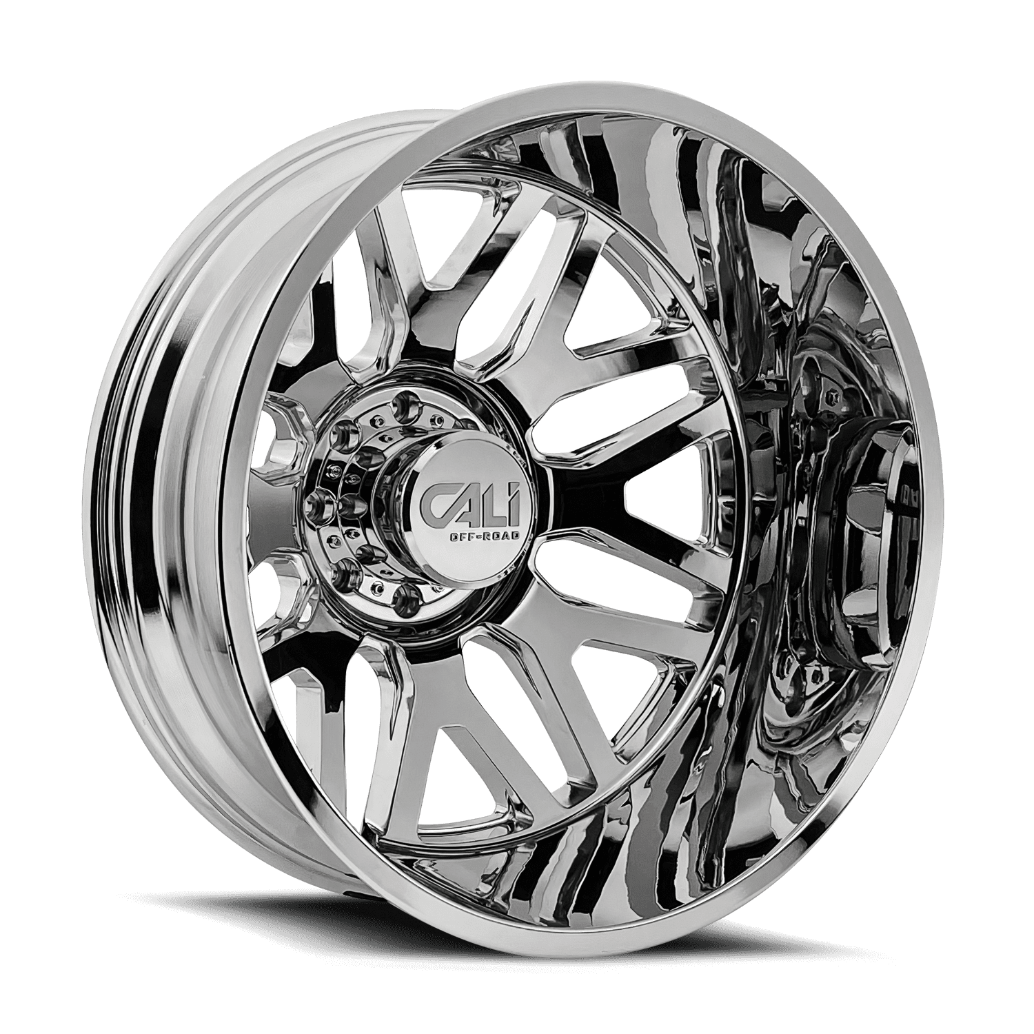 22x12 Cali Off-Road Vertex Chrome Wheel 8x6.5 (-44mm 22x12 Cali Off-Road Vertex Chrome Wheel 8x6.5 (-44mm