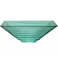 thumbnail image 2 of Novatto TIS-286G Sauna Frosted Green Square Glass Vessel Bathroom Sink, 2 of 3