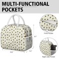 thumbnail image 6 of Lunch Bag Lunch Box for Women Reusable Insulated Lunch Bags,Water-Resistant White Avocado Slicer Cooler Lunch Tote Bag, Large Capacity for Work Travel Picnic, 6 of 6
