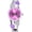Purple, variant on Women Bangle Watch Bract Quartz with Rhinestone Round Dial Stainless Steel Band Cuff Watches with Womens Wrist Watch Box