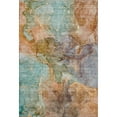 thumbnail image 2 of Addison Rugs Mayfield Washable Transitional Modern Coral Rectangle Rug, 9' x 12', 2 of 6