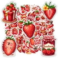 thumbnail image 3 of 35pcs-50pcs Cheerful Stickers Stationery Strawberry Stickers Decorative Decals DIY Stickers Kids Stickers for Luggage Phone Laptop, 3 of 9