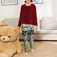 thumbnail image 6 of Gukieu I Haven't Been Everywhere But Its On My List Print Youth Home Trousers, Elastic Waistband with Pockets for Home and Outing, Suitable for Children Aged 5-16-Small, 6 of 6