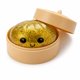 thumbnail image 1 of Pelota antiestrés tipo dumpling dorada con glitter Crossunx, 1 of 7