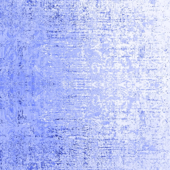 Ahgly Company Indoor Square Oriental Blue Industrial Area Rugs, 3' Square