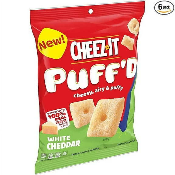 Cheez-It Puff'd White Cheddar 3oz 6ct