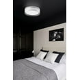 thumbnail image 3 of Kuzco Lighting Fm7916 Dalton 16" Wide Led Flush Mount Drum Ceiling Fixture - Black, 3 of 3
