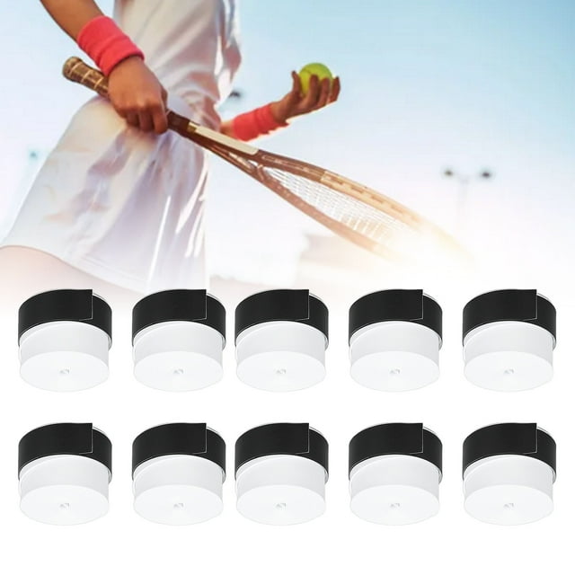 PU Tennis Racket Grip Tape, Anti Slip Badminton Overgrips, 10Pcs Absorbent Sweat Tape for Squash Fishing Rods