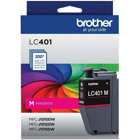 UPC: 0012502664369 | Brother Genuine LC401MS Standard Yield Printer Ink Cartridge Magenta