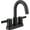Matte Black, variant on Peerless P2530LF-BN Precept 1 GPM Centerset Bathroom Faucet - Nickel
